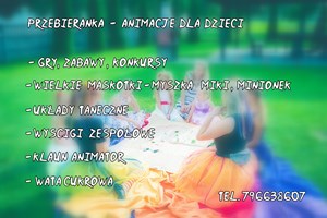 Animator, Klaun,Opieka dla dzieci na Wesele, Chrzciny, Komunie, Urodziny