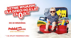 Dzień Dziecka w PolskiBus.com! Promocja „Dzieci