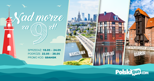 Nad morze za 9 zł z PolskiBus.com !